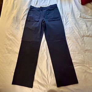 Helmut Lang Navy Cargo Pants